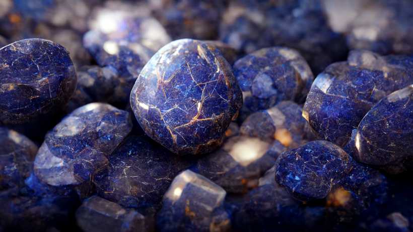 Sodalite Crystal Gemstones