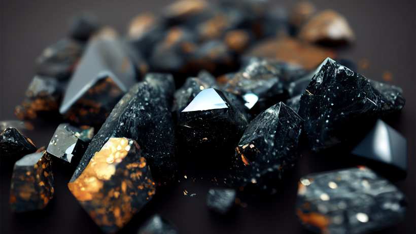 Black Obsidian Crystal