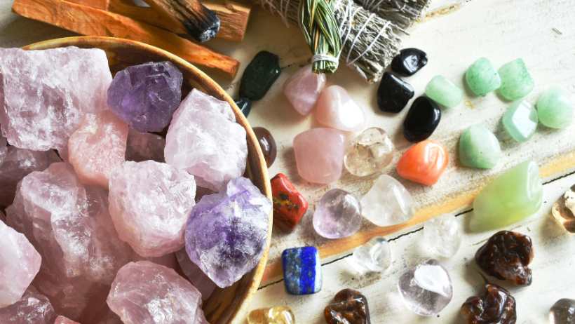 Clear Quartz Crystals and other Crystals