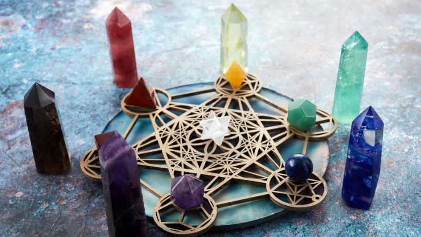 Crystal Grid with Crystal Points