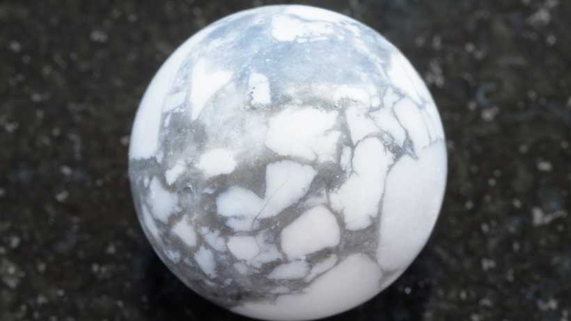 Howlite Gemstone Ball