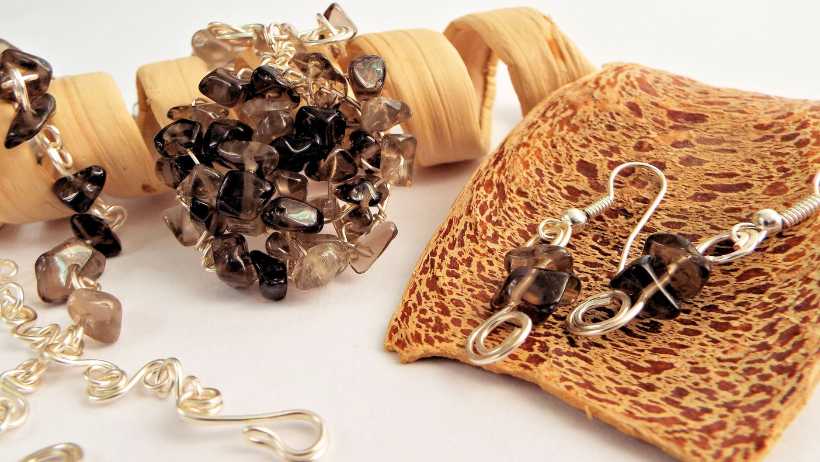 Smoky Quartz Necklace Set