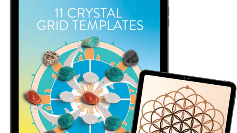 Crystal Grid Template PDF Energy Muse