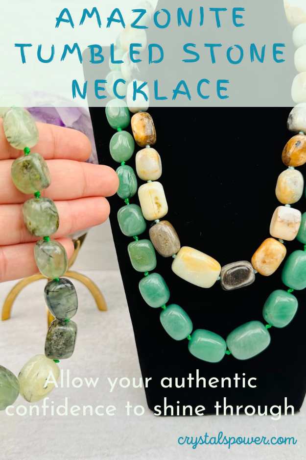 Amazonite Stone Necklace - Rock Paradise