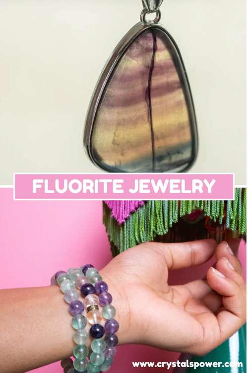 Fluorite Jewelry -  healing crystals for women over 50