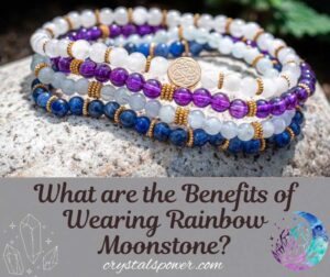 What are the benefits of wearing rainbow moonstone